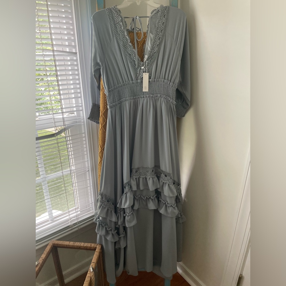 Baltic Born pale blue boho Maxi Dress